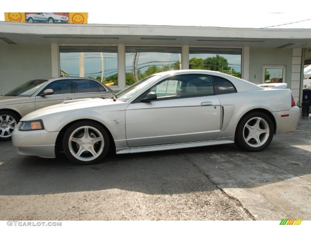 2000 Mustang GT Coupe - Silver Metallic / Dark Charcoal photo #6