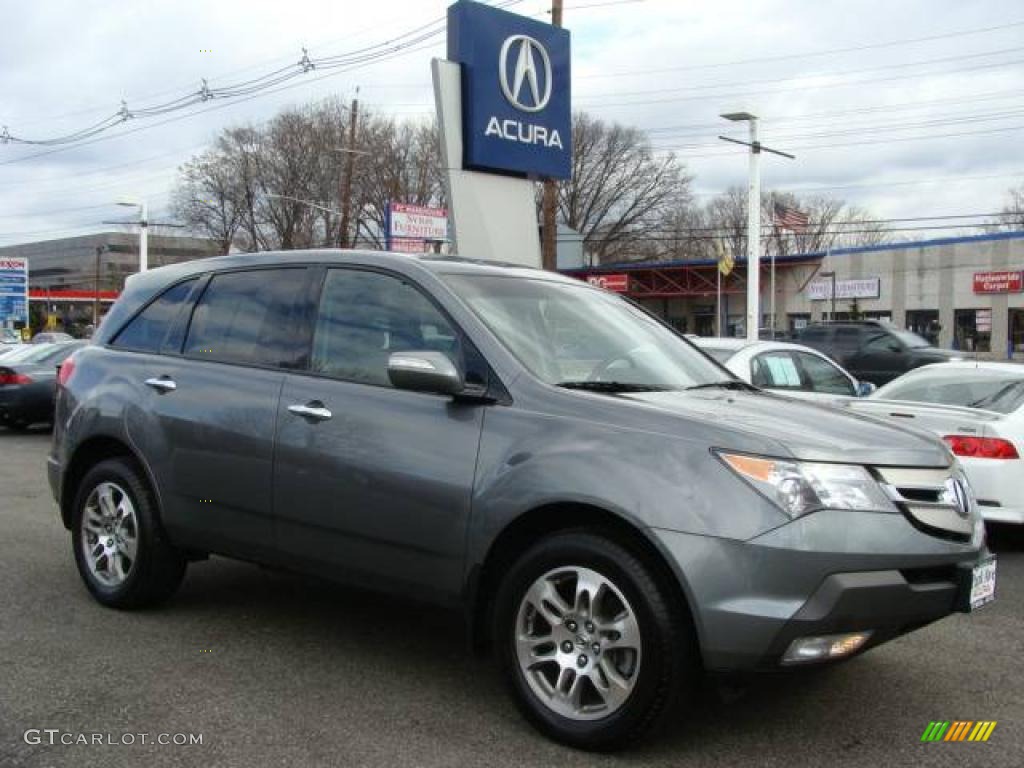 2008 MDX Technology - Sterling Gray Metallic / Ebony photo #1