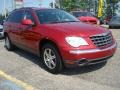 2007 Inferno Red Crystal Pearl Chrysler Pacifica Touring  photo #7