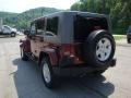 2007 Red Rock Crystal Pearl Jeep Wrangler Unlimited Sahara 4x4  photo #4