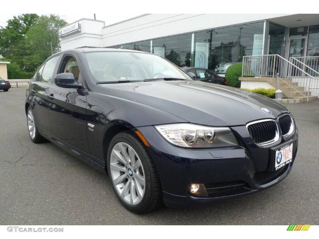 2010 3 Series 328i xDrive Sedan - Monaco Blue Metallic / Beige photo #1