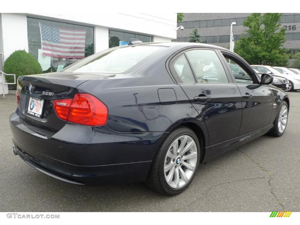 2010 3 Series 328i xDrive Sedan - Monaco Blue Metallic / Beige photo #3