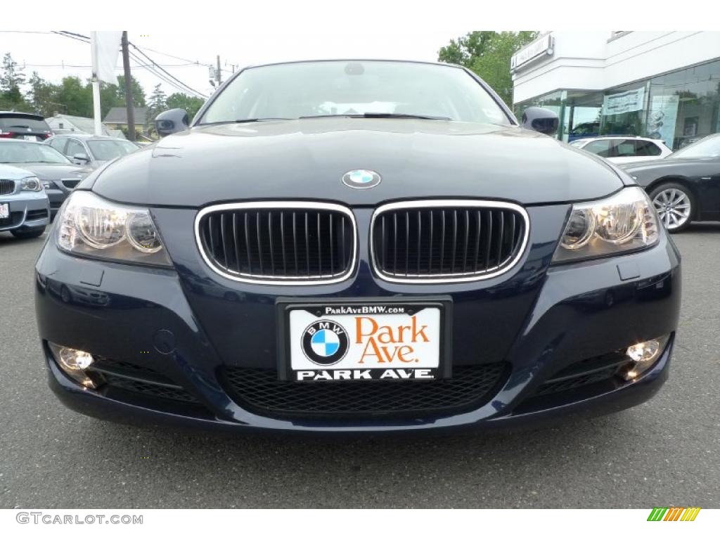 2010 3 Series 328i xDrive Sedan - Monaco Blue Metallic / Beige photo #4