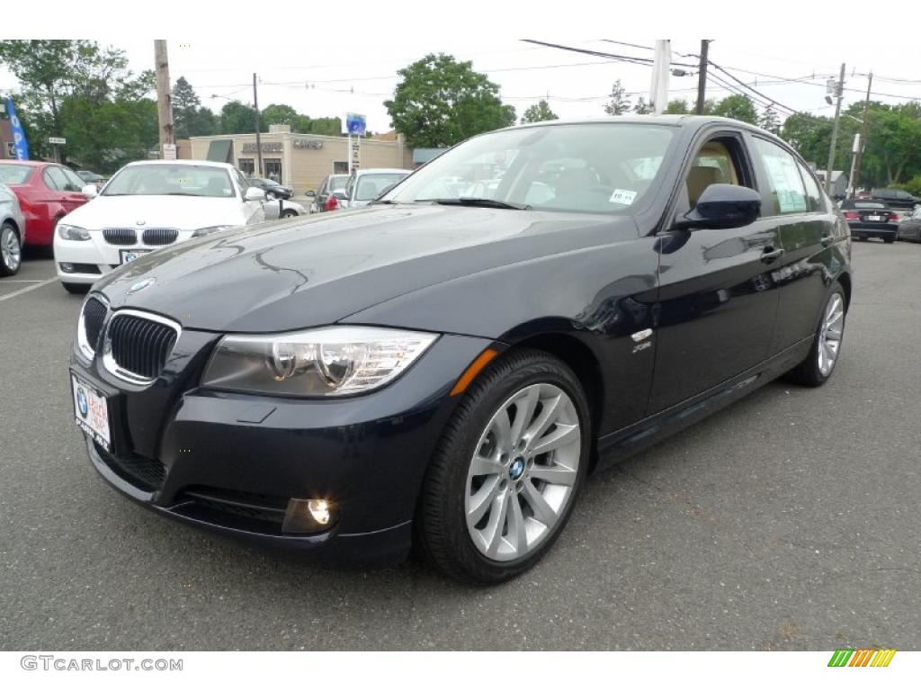 2010 3 Series 328i xDrive Sedan - Monaco Blue Metallic / Beige photo #8