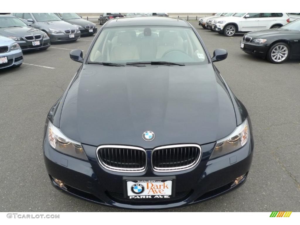 2010 3 Series 328i xDrive Sedan - Monaco Blue Metallic / Beige photo #12