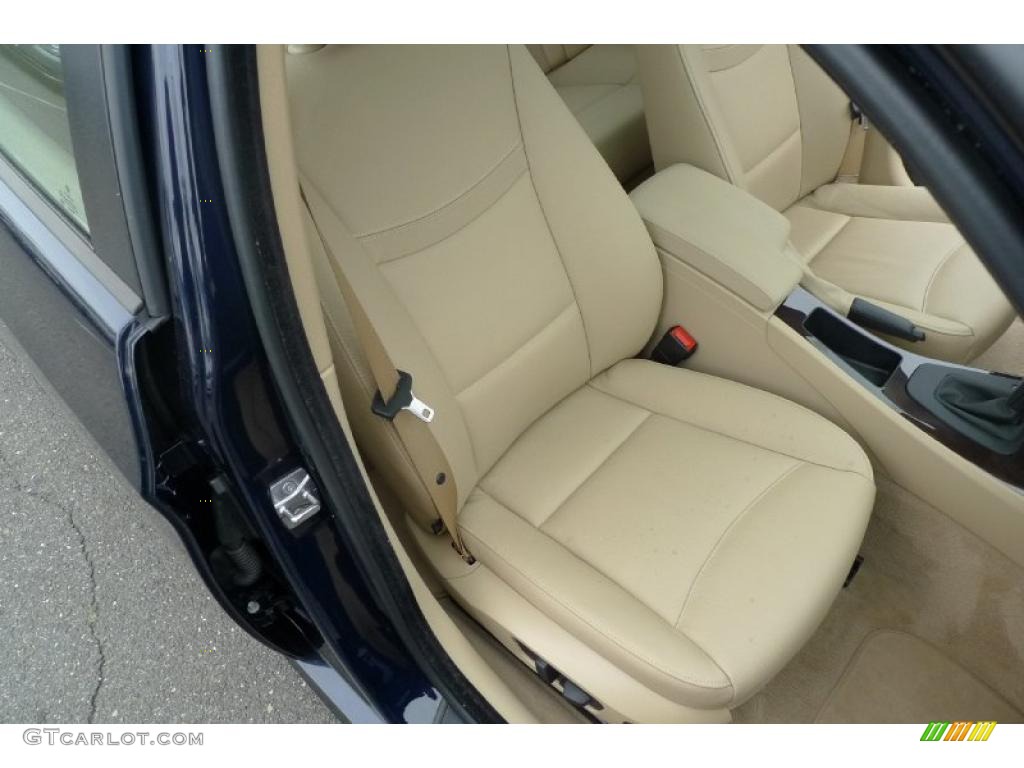 2010 3 Series 328i xDrive Sedan - Monaco Blue Metallic / Beige photo #33