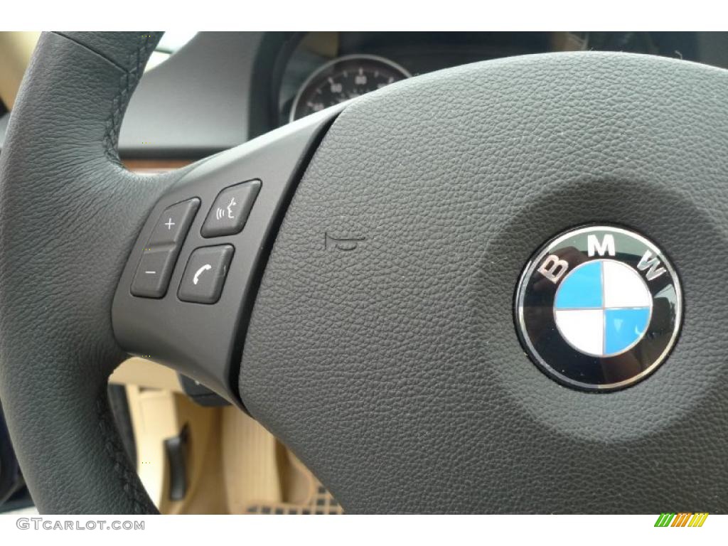 2010 3 Series 328i xDrive Sedan - Monaco Blue Metallic / Beige photo #39