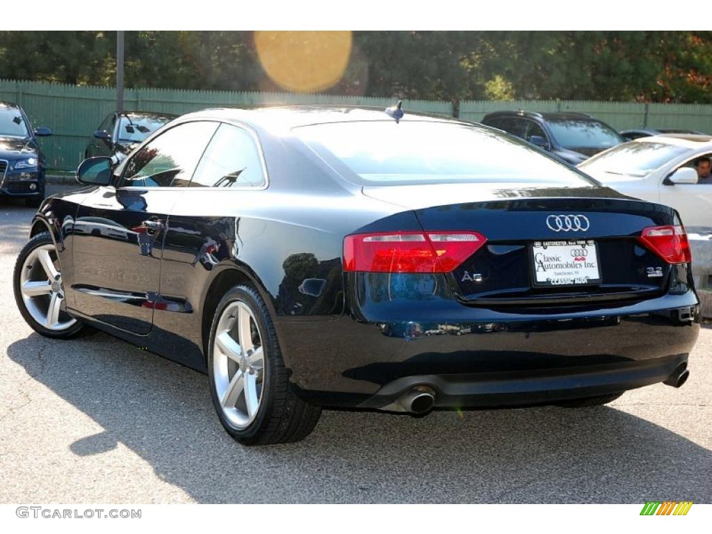 2009 A5 3.2 quattro Coupe - Deep Sea Blue Pearl / Cinnamon Brown photo #10