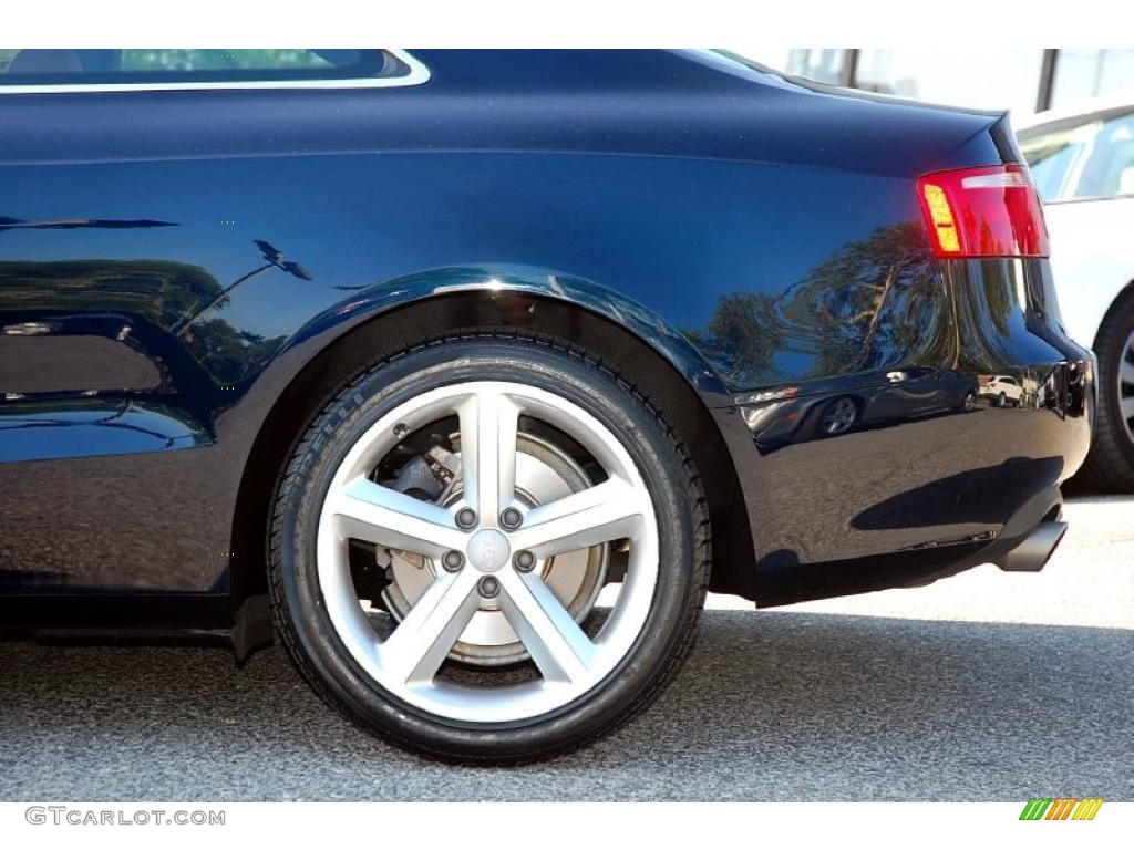 2009 A5 3.2 quattro Coupe - Deep Sea Blue Pearl / Cinnamon Brown photo #12