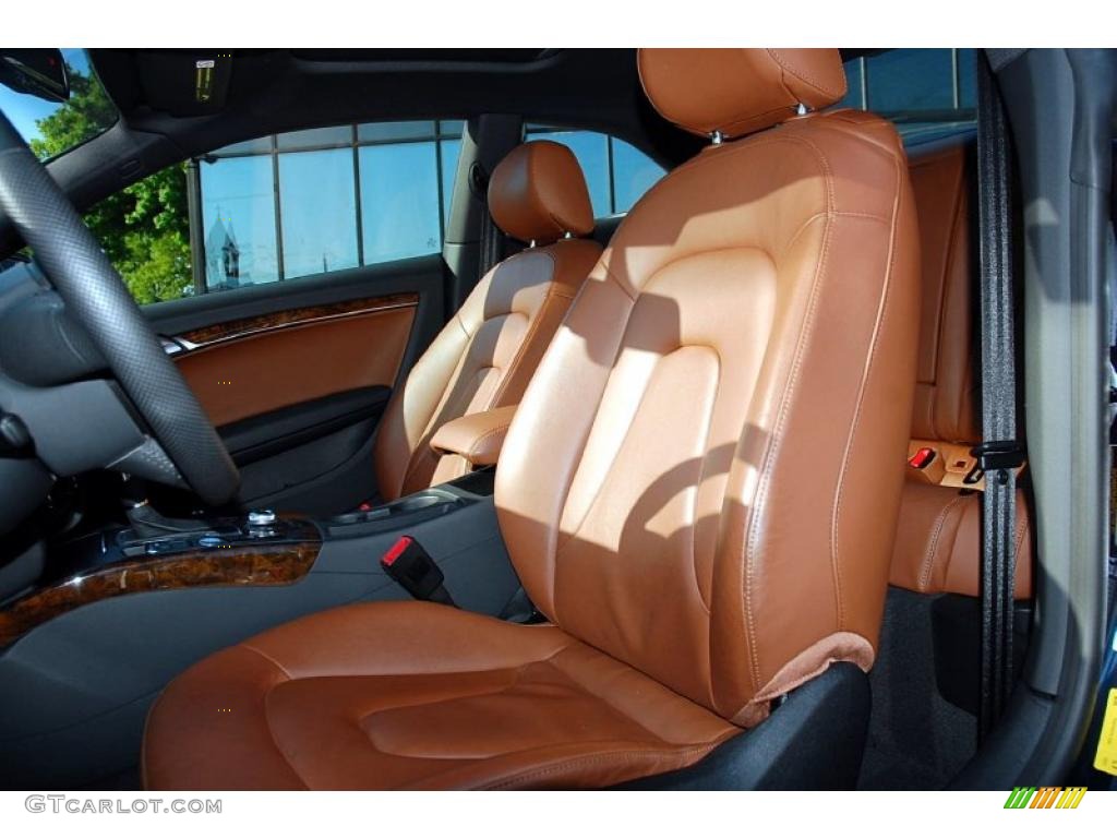 2009 A5 3.2 quattro Coupe - Deep Sea Blue Pearl / Cinnamon Brown photo #15