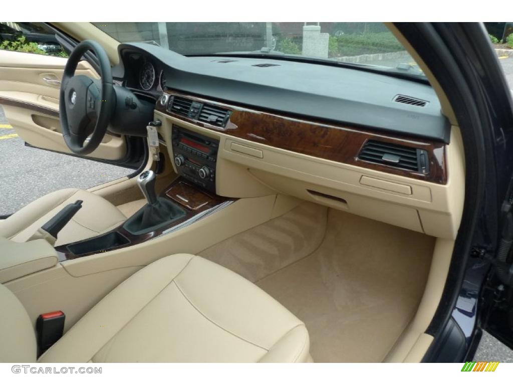 2007 3 Series 328xi Sedan - Monaco Blue Metallic / Cream Beige photo #31