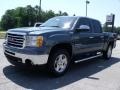 2010 Stealth Gray Metallic GMC Sierra 1500 SLE Crew Cab  photo #4