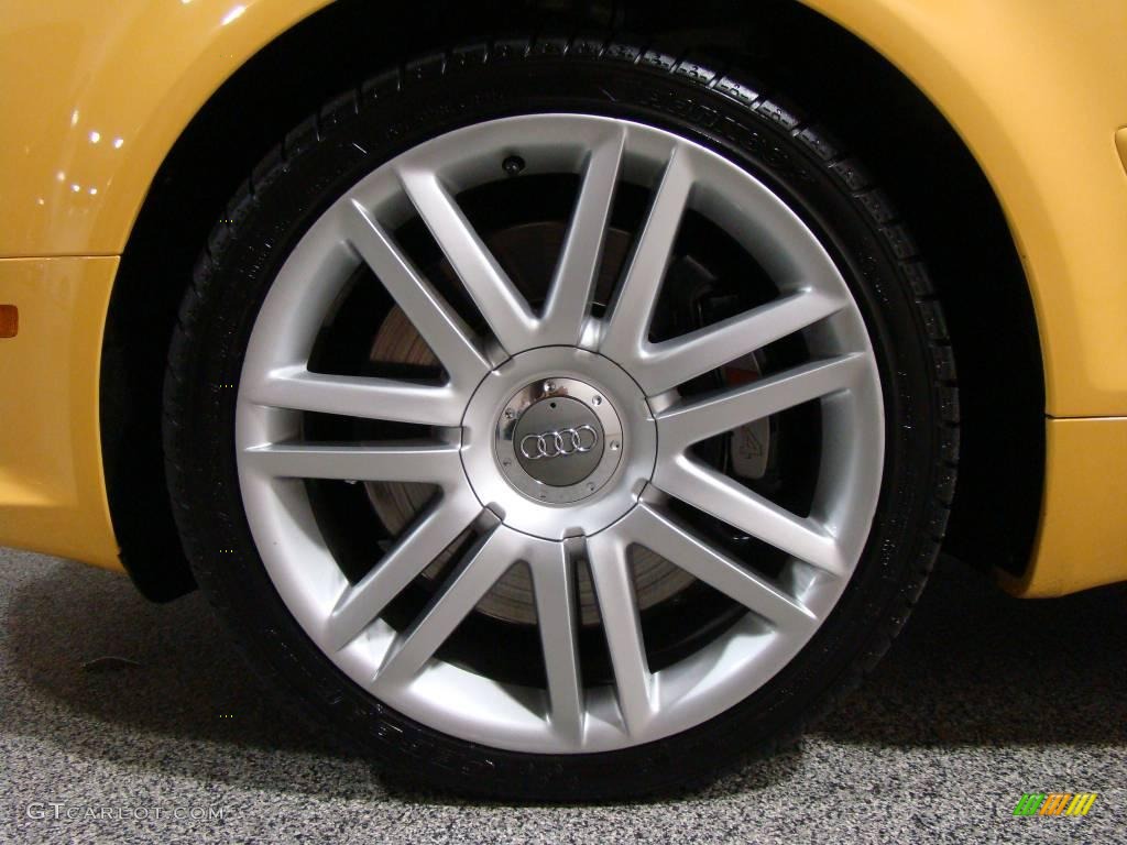 2007 S4 4.2 quattro Cabriolet - Imola Yellow / Ebony photo #6