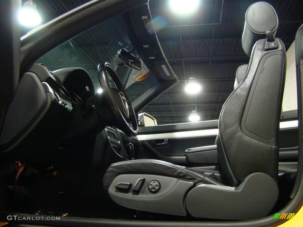 2007 S4 4.2 quattro Cabriolet - Imola Yellow / Ebony photo #8