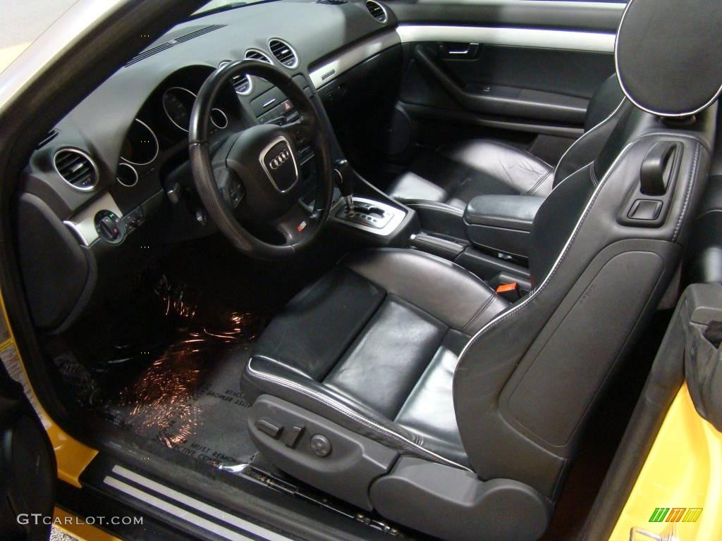 2007 S4 4.2 quattro Cabriolet - Imola Yellow / Ebony photo #9