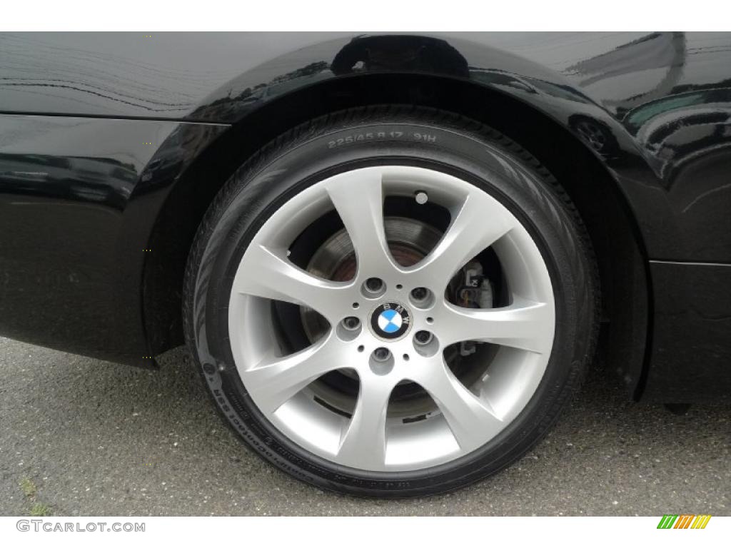 2008 3 Series 328xi Coupe - Jet Black / Black photo #17