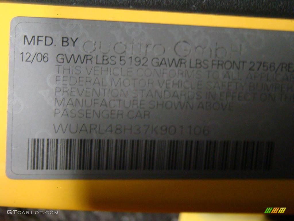 2007 S4 4.2 quattro Cabriolet - Imola Yellow / Ebony photo #15