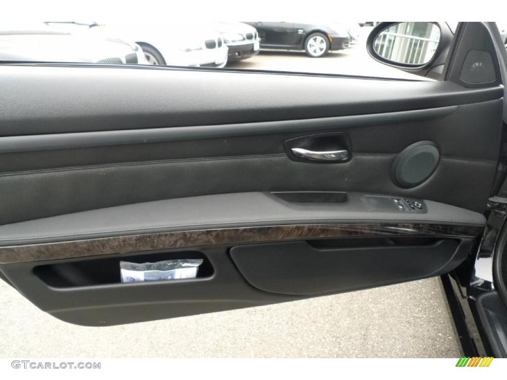 2008 3 Series 328xi Coupe - Jet Black / Black photo #23
