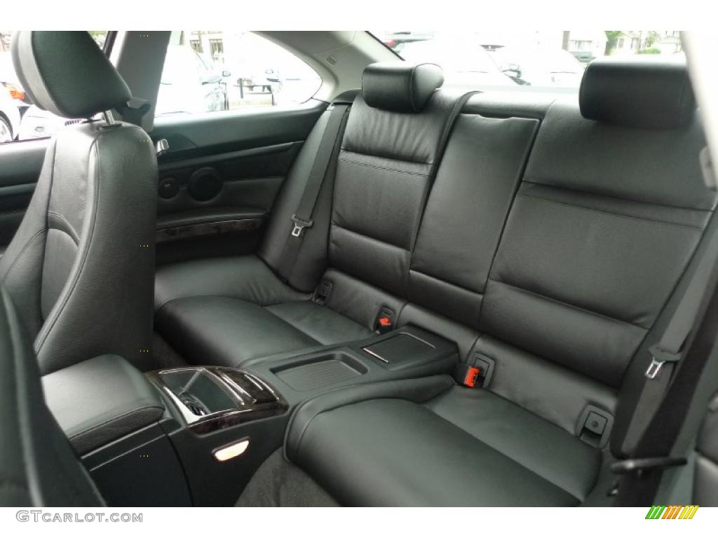 2008 3 Series 328xi Coupe - Jet Black / Black photo #29