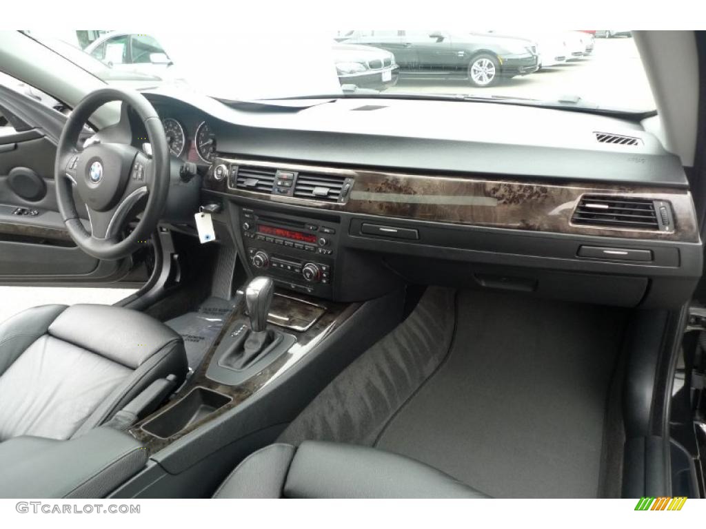 2008 3 Series 328xi Coupe - Jet Black / Black photo #37