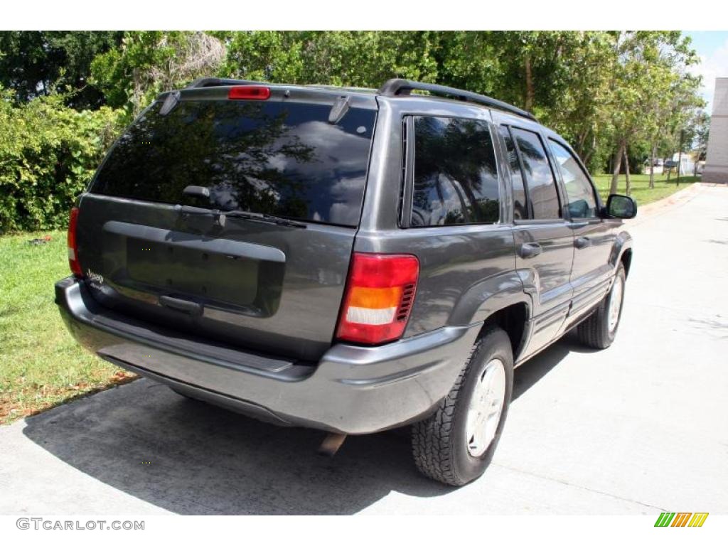 2004 Grand Cherokee Laredo 4x4 - Graphite Metallic / Dark Slate Gray photo #8