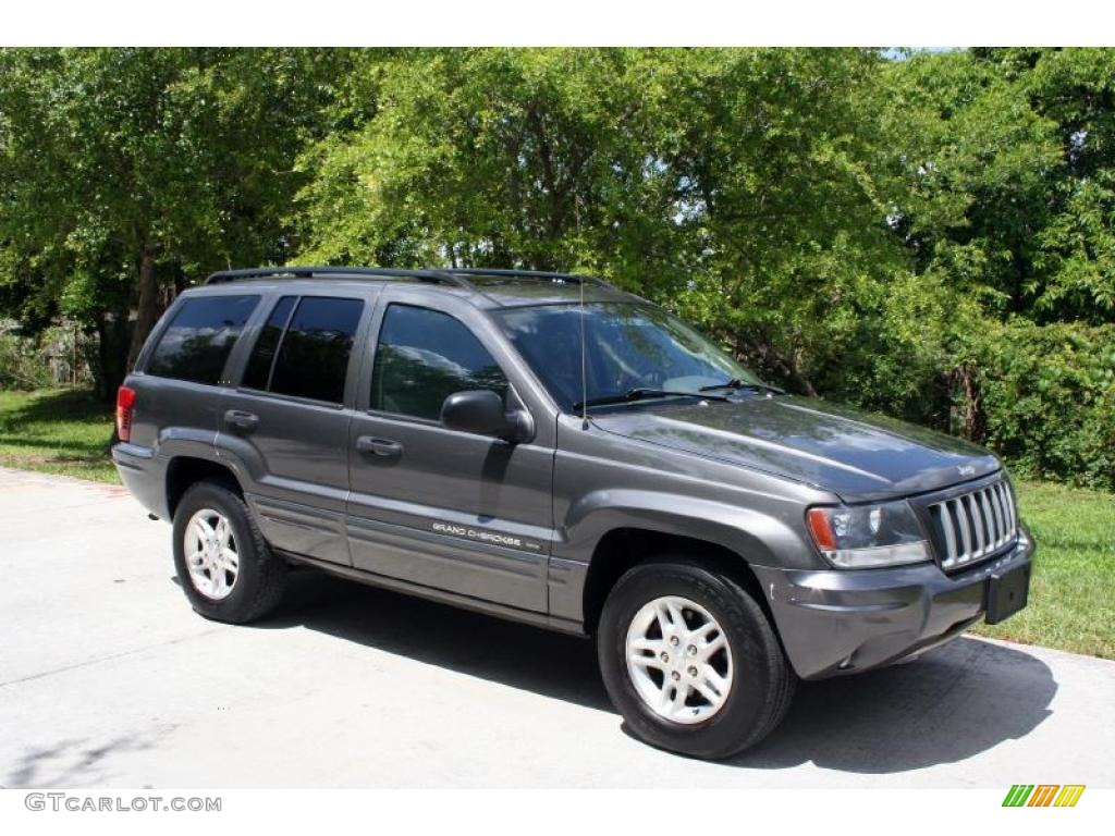 2004 Grand Cherokee Laredo 4x4 - Graphite Metallic / Dark Slate Gray photo #12