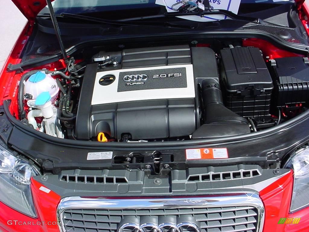 2008 A3 2.0T - Brilliant Red / Black photo #14