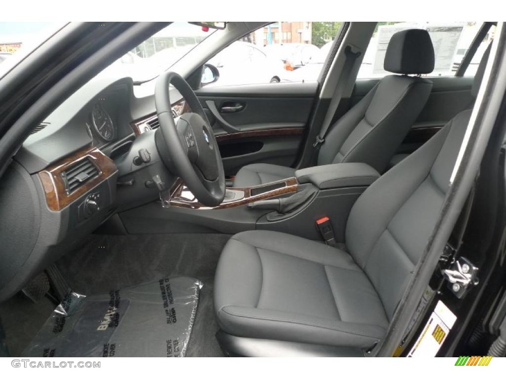 2008 3 Series 328xi Sedan - Jet Black / Black photo #24