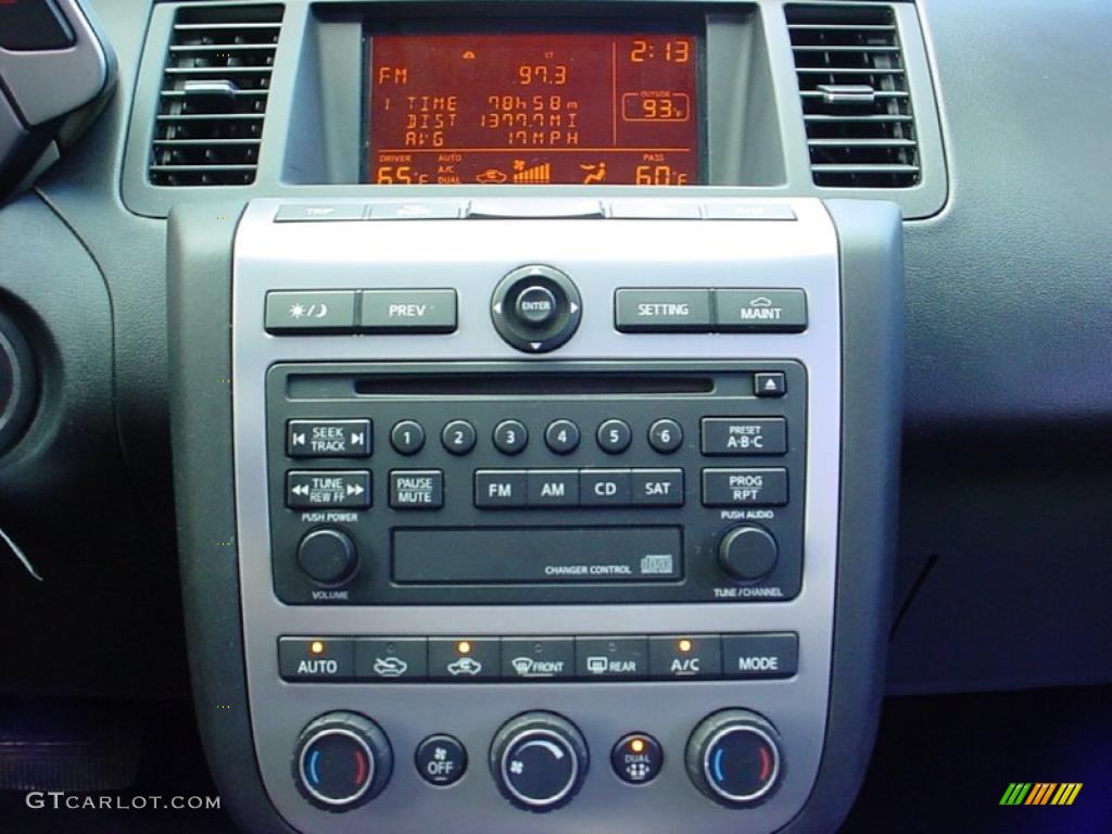 2003 Murano SL AWD - Super Black / Charcoal photo #14