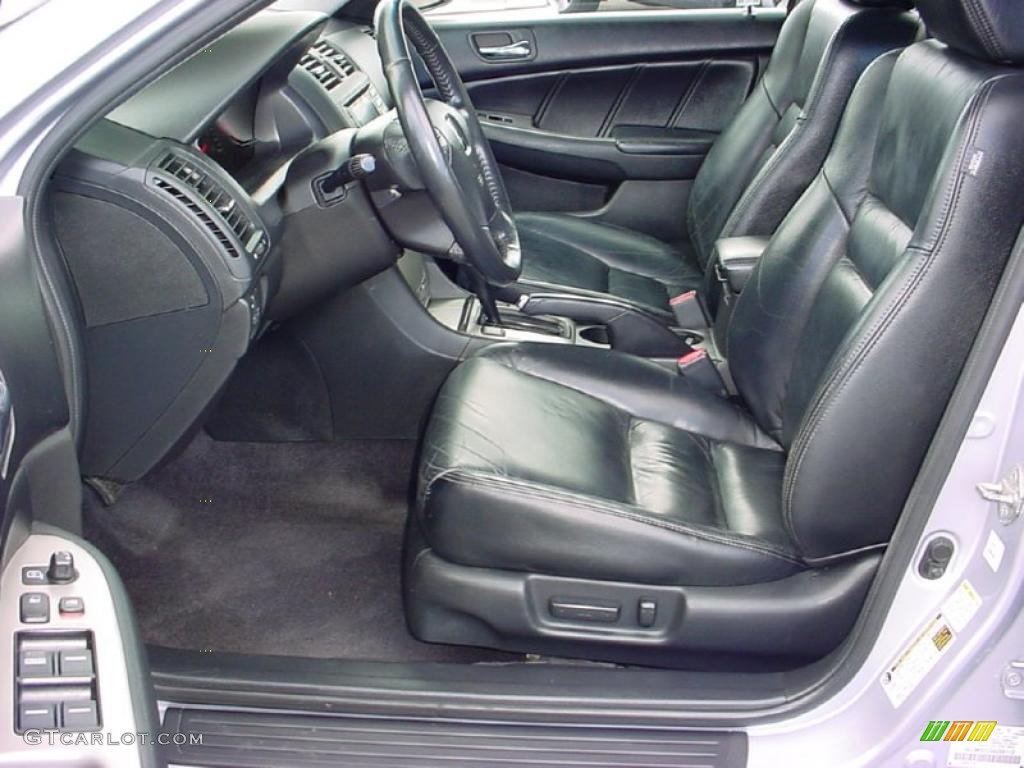 2004 Accord EX V6 Sedan - Satin Silver Metallic / Black photo #11