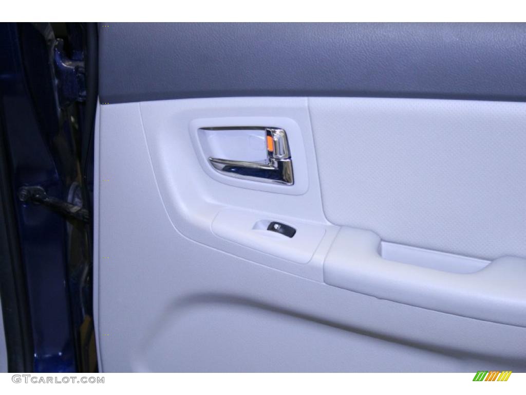 2008 Spectra EX Sedan - Deep Ocean Blue / Gray photo #27