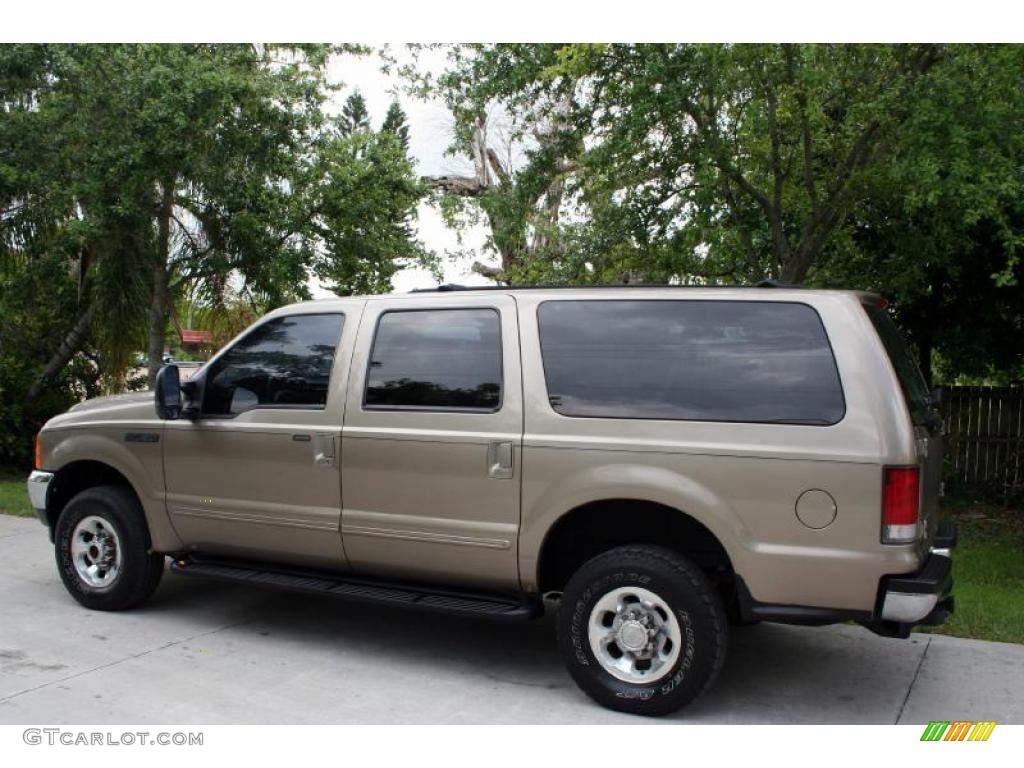 2000 Excursion XLT 4x4 - Arizona Beige Metallic / Medium Parchment photo #6