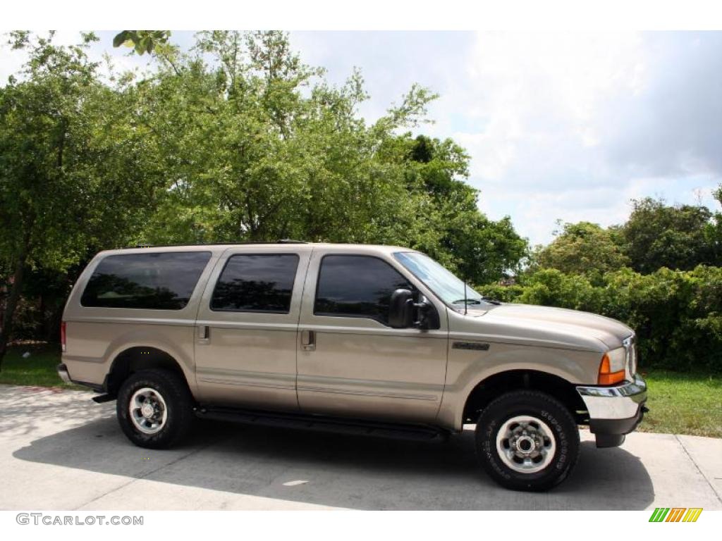 2000 Excursion XLT 4x4 - Arizona Beige Metallic / Medium Parchment photo #13