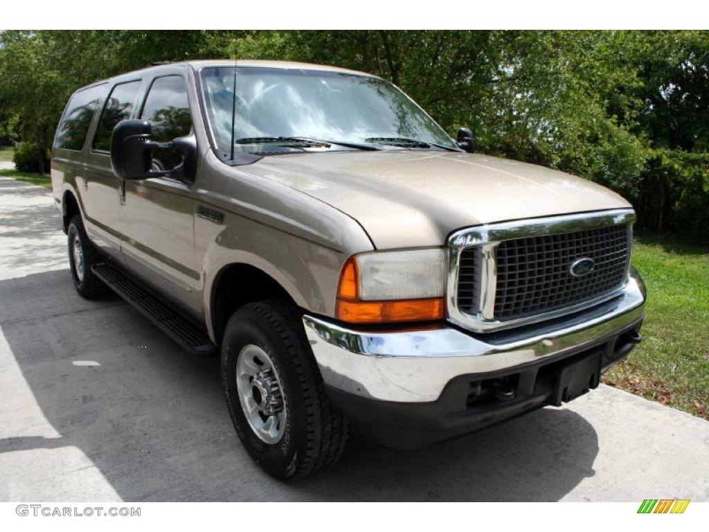 2000 Excursion XLT 4x4 - Arizona Beige Metallic / Medium Parchment photo #17