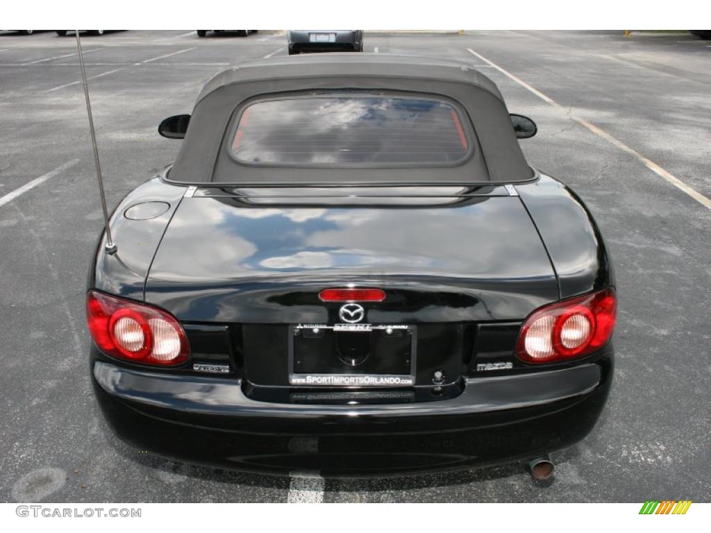 2002 MX-5 Miata Roadster - Brilliant Black / Black photo #7