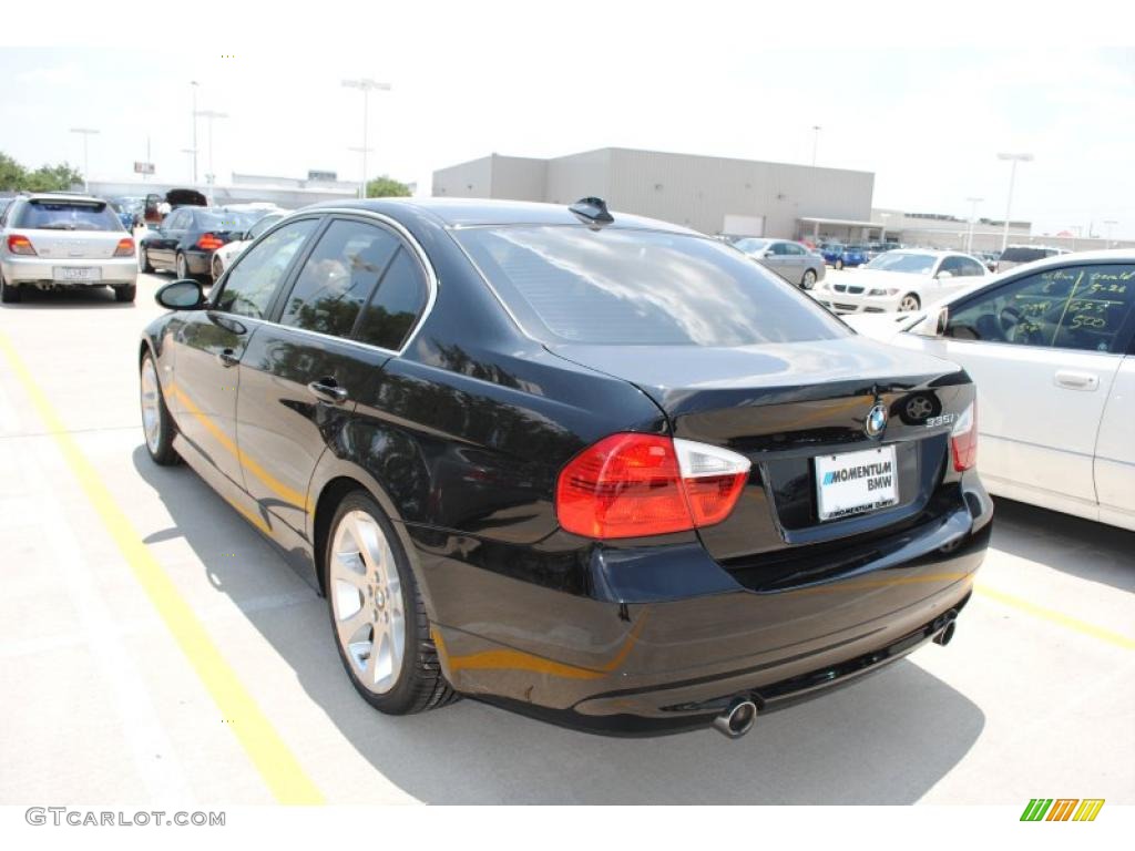 2007 3 Series 335i Sedan - Jet Black / Black photo #2