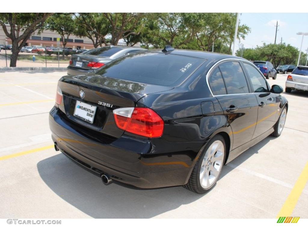2007 3 Series 335i Sedan - Jet Black / Black photo #3