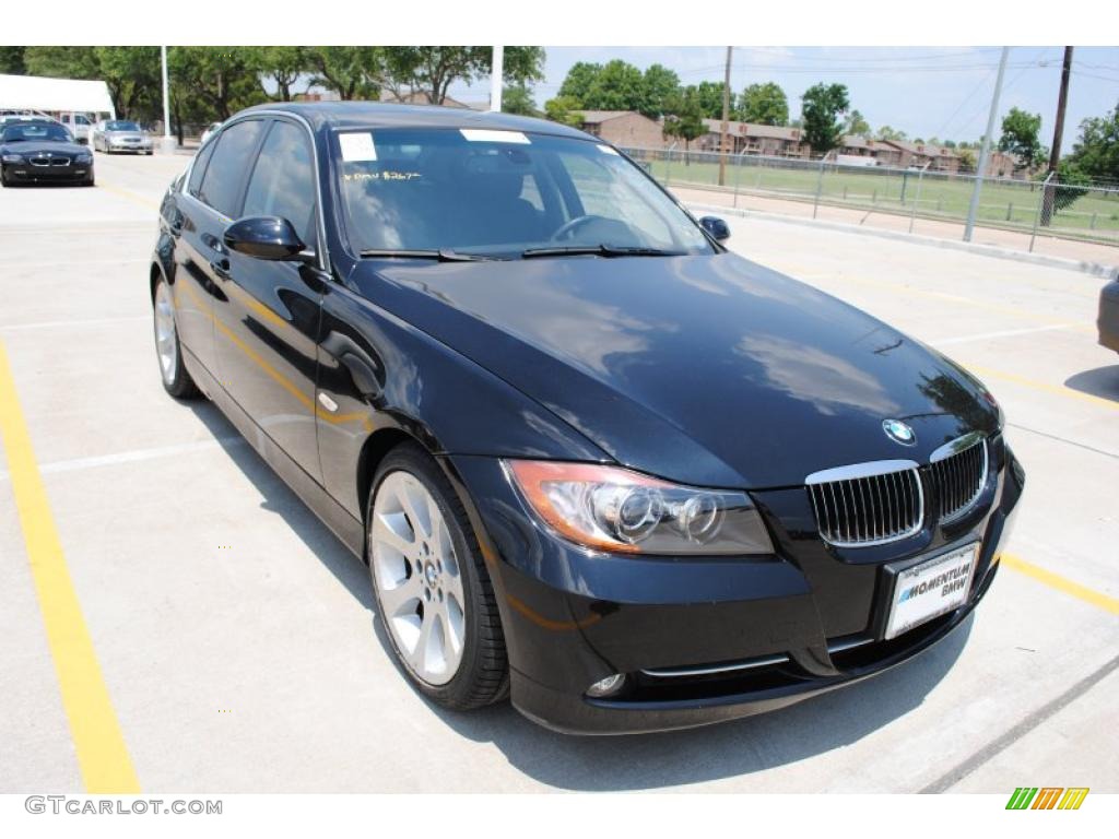 2007 3 Series 335i Sedan - Jet Black / Black photo #4