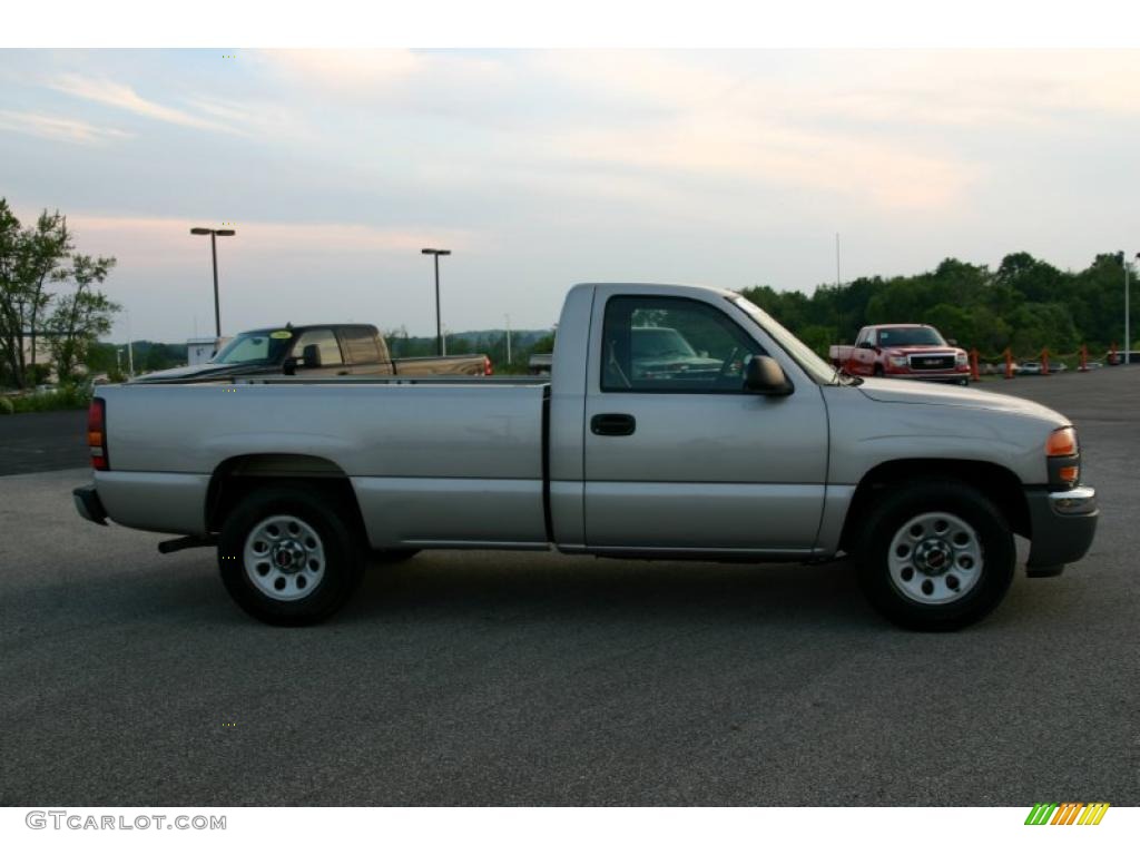 2006 Sierra 1500 Regular Cab - Silver Birch Metallic / Dark Pewter photo #2
