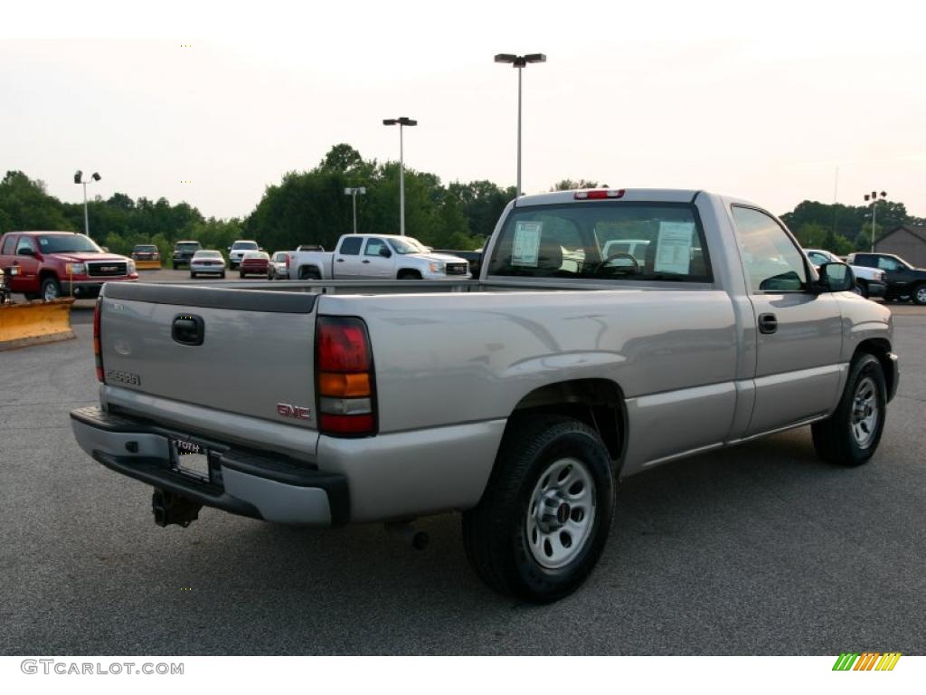 2006 Sierra 1500 Regular Cab - Silver Birch Metallic / Dark Pewter photo #3