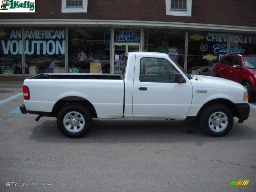 2008 Ranger XL Regular Cab - Oxford White / Medium Dark Flint photo #2