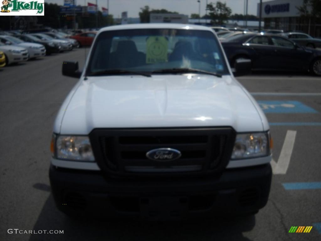 2008 Ranger XL Regular Cab - Oxford White / Medium Dark Flint photo #13