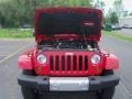 2010 Flame Red Jeep Wrangler Unlimited Sahara 4x4  photo #14
