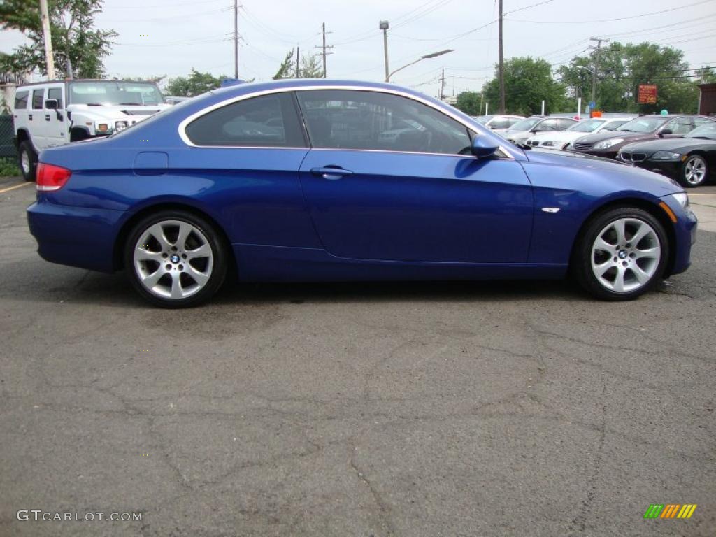 2007 3 Series 328xi Coupe - Montego Blue Metallic / Black photo #5