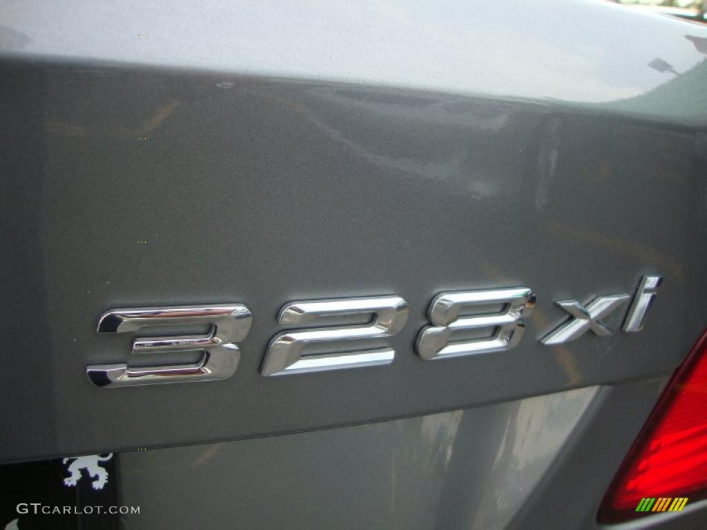 2007 3 Series 328xi Coupe - Space Gray Metallic / Black photo #5
