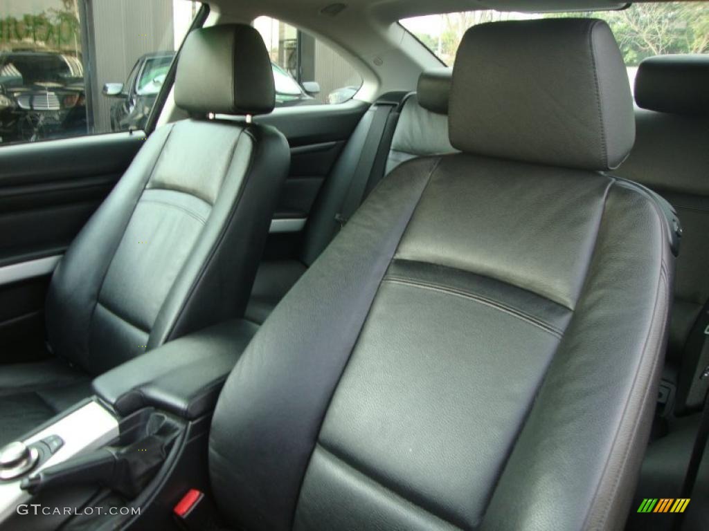 2007 3 Series 328xi Coupe - Space Gray Metallic / Black photo #7