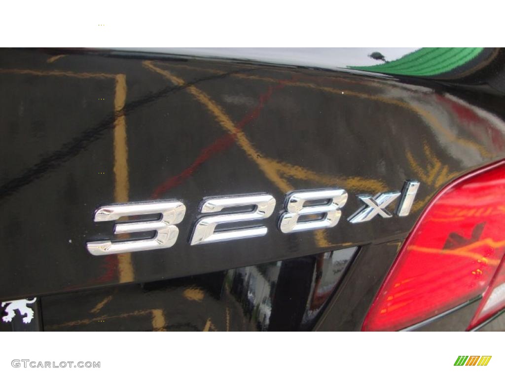 2008 3 Series 328xi Coupe - Jet Black / Black photo #18