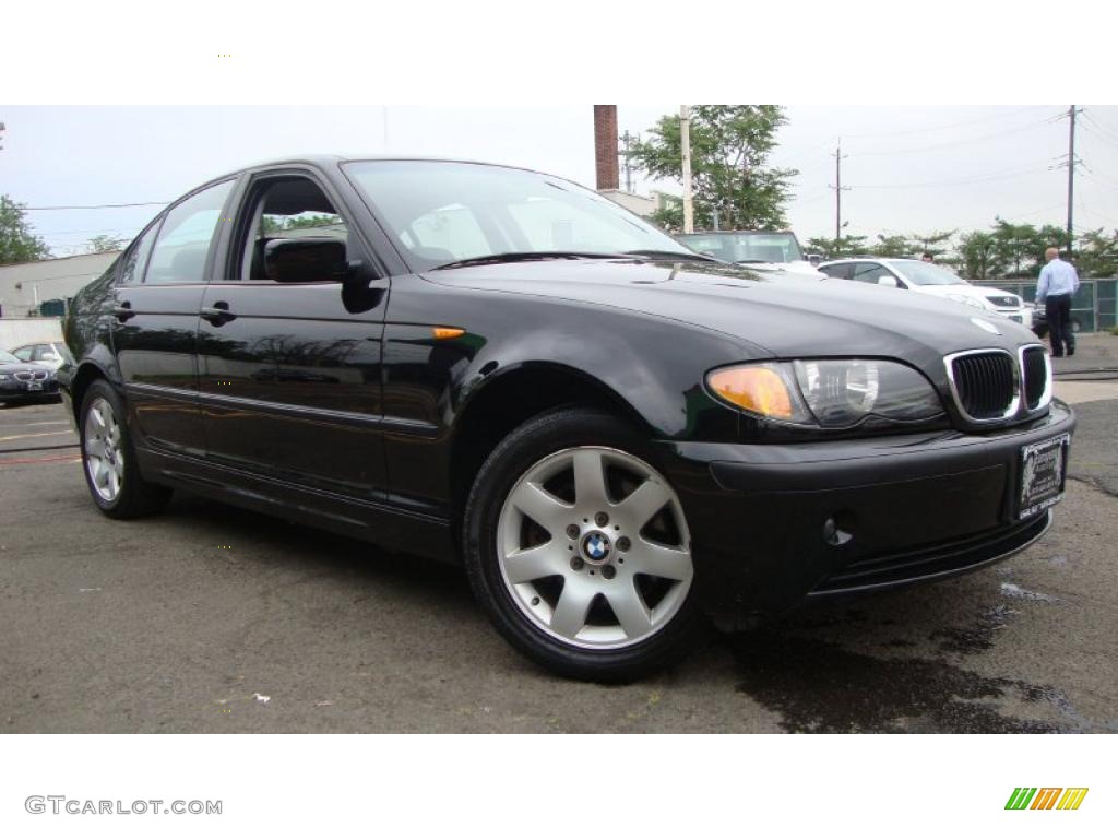 2003 3 Series 325xi Sedan - Jet Black / Black photo #2