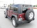 2010 Red Rock Crystal Pearl Jeep Wrangler Unlimited Sport 4x4  photo #2