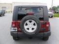 2010 Red Rock Crystal Pearl Jeep Wrangler Unlimited Sport 4x4  photo #3